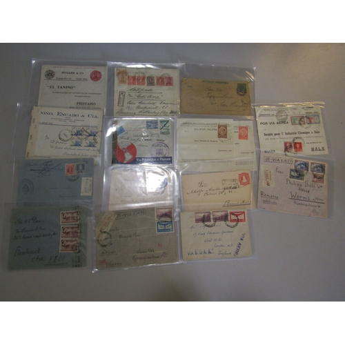 36 - POSTAL HISTORY - Argentina: Forty Two covers early to middle periods with interesting incl 1941 Demo... 