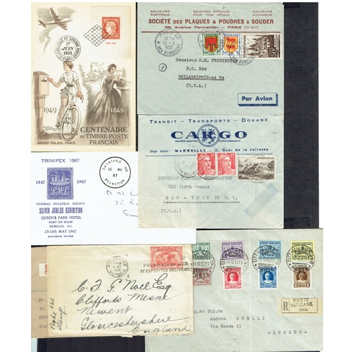 67 - POSTAL HISTORY - Mixed worldwide early to modern group with better throughout including strong secti... 