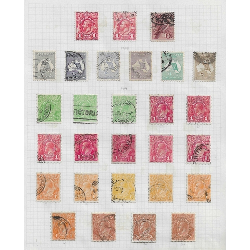 129 - AUSTRALIA - 1913-1936 Collection mint and used with better throughout including 1913-14 used to 1s &... 