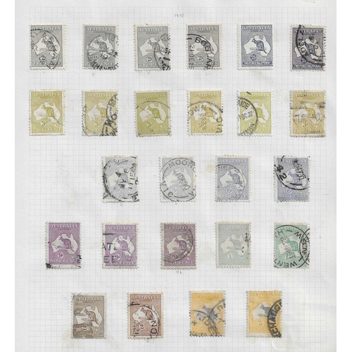 129 - AUSTRALIA - 1913-1936 Collection mint and used with better throughout including 1913-14 used to 1s &... 