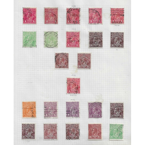 129 - AUSTRALIA - 1913-1936 Collection mint and used with better throughout including 1913-14 used to 1s &... 