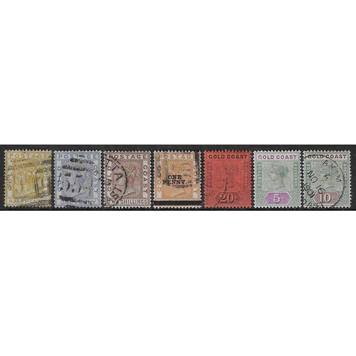 GOLD COAST - 1876-1901 Collection mint and used Queen Victoria ...