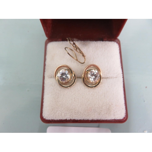 103 - Boxed Gold Earrings