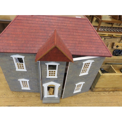 341 - Large Dolls House and Content