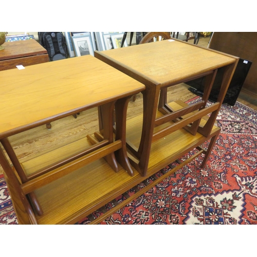 349 - Teak Coffee Table, Nest of two Tables, odd Table Nest