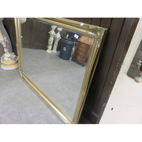 385 - Large Modern Gilt Framed Mirror