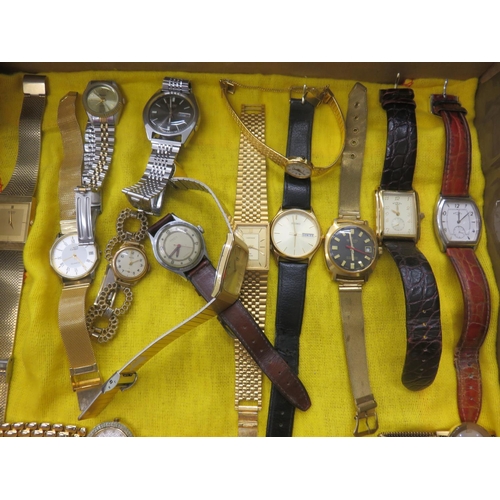 96 - Box with 15 Various Watches