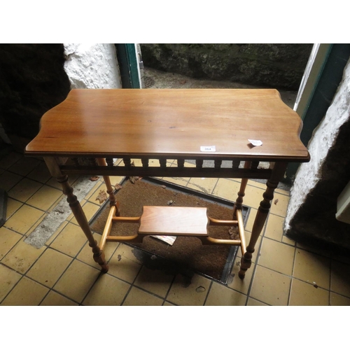 364 - Light Mahogany 2 tier Window Table