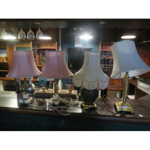 375 - Pair of Table Lamps, two others