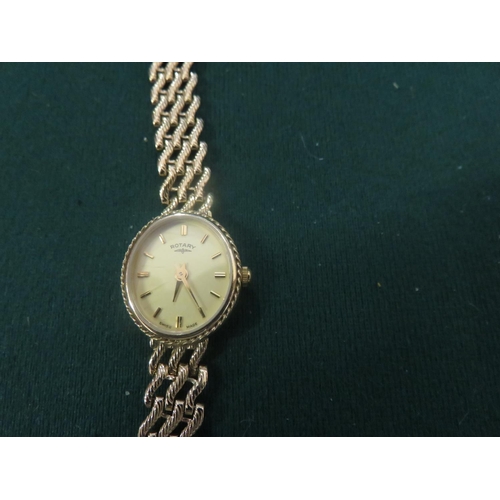 67 - Ladies Rotary 9ct Gold Wrist Watch