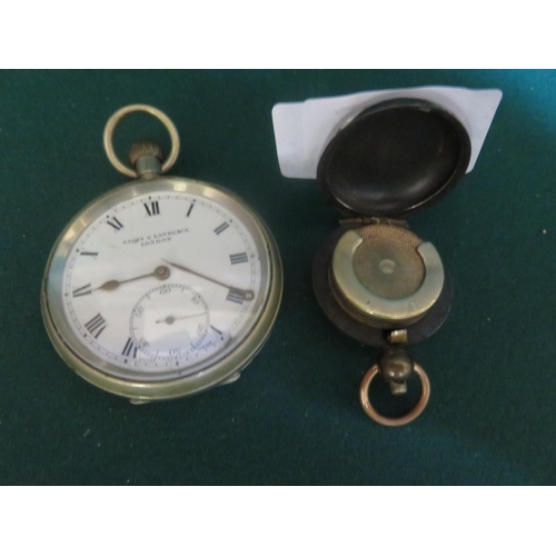 68 - Saqui & Lawrence Pocket Watch and Coin Holder