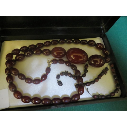 69 - One Cherry Amber Style Necklace