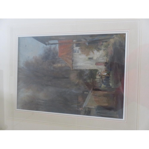 8 - Framed Oil Painting 