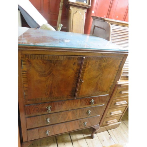 365 - Walnut Veneer Tallboy