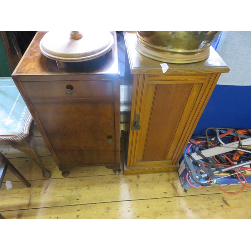 374 - Two Odd Bedside Cabinets