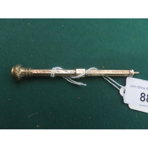 88 - Gilt Metal Propelling Pen