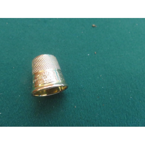 88A - Victorian 15ct. Gold Thimble 4.6g