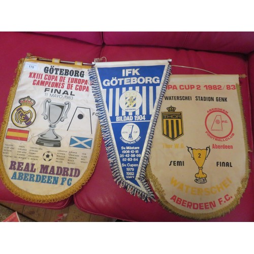 178 - Aberdeen Cup winners Cup 1983, Pennants and Programmes