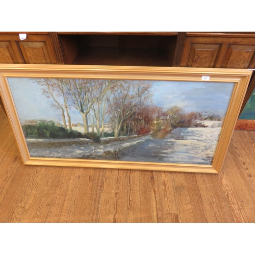 63 - Framed Oil Painting 