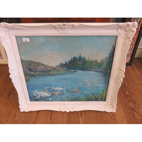 67 - Framed Pastel Picture 