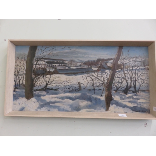 71 - Framed Oil Painting 