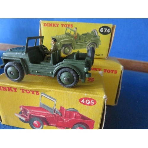 108 - Two boxed Dinky Military Vehicles and one other