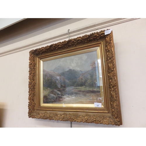 17 - Framed Oil Painting 