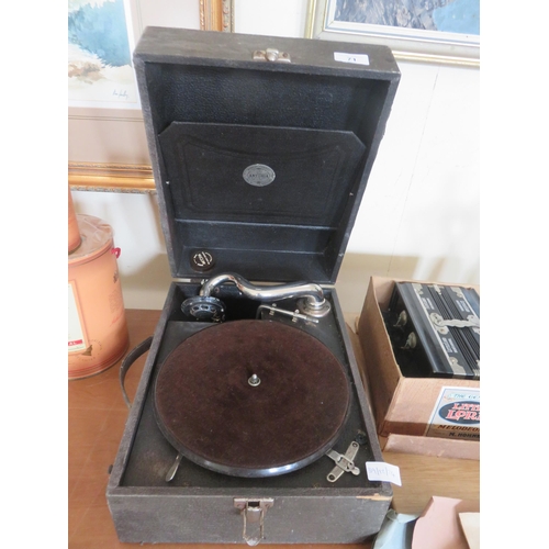 71 - Wind  up Gramophone Player