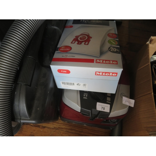 78 - Miele Cat and Dog Hoover Plus Attachments