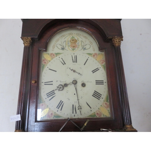 360 - Inlaid Mahogany Longcase Clock, William Spark, Aberdeen