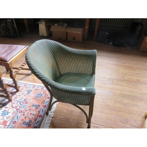 368 - Lloyd Loom Painted Wicker Chair