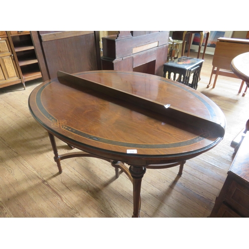 376 - Two Inlaid Rosewood Hall Tables