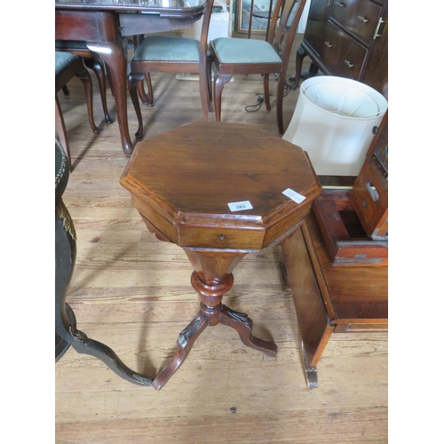 383 - Victorian Mahogany Work Table