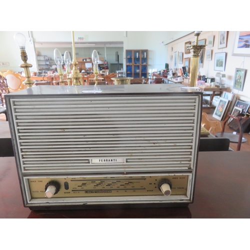 398 - Vintage Ferranti Bakelite Radio