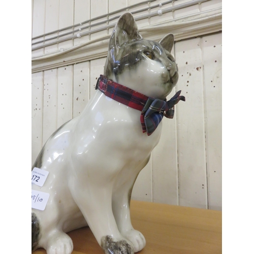 172 - Ceramic Cat - Mike Hinton, England