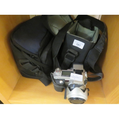 181 - Cased Video Camera and Cased Minolta Camera