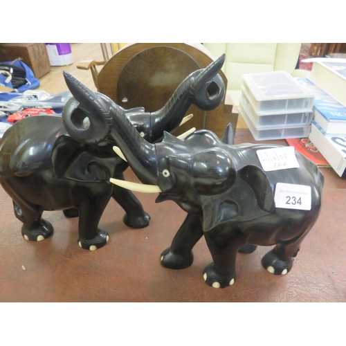 234 - Pair of Elephant Ornaments