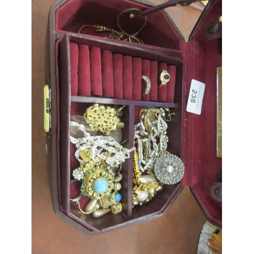 238 - Jewellery Box with Jewellery