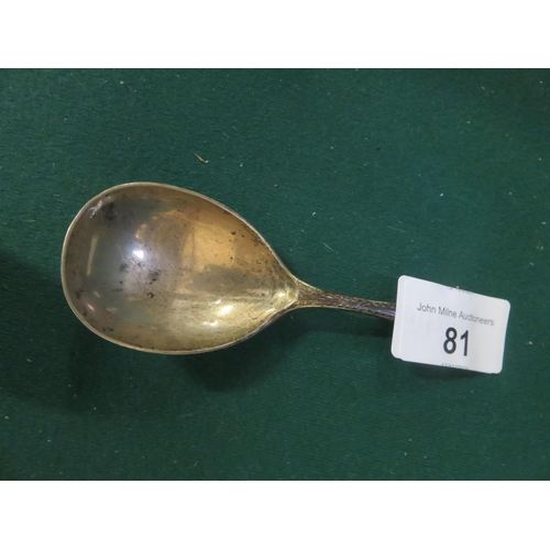 81 - Victorian Silver Caddy Spoon