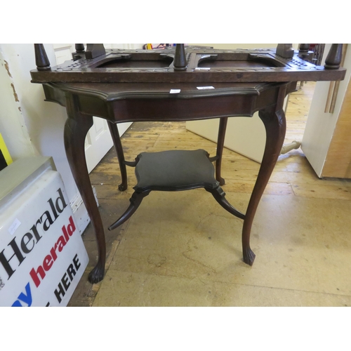 430 - Mahogany Two Tier Circular Table