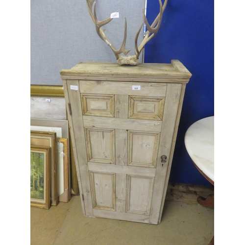 435 - Pine Single Door Cabinet