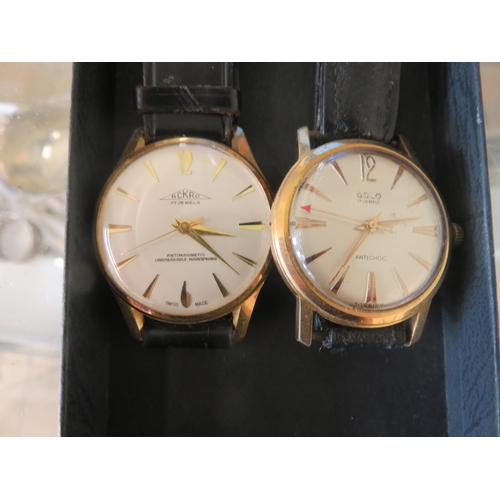 77 - Two Vintage Gents Watches, Ackra and Solo