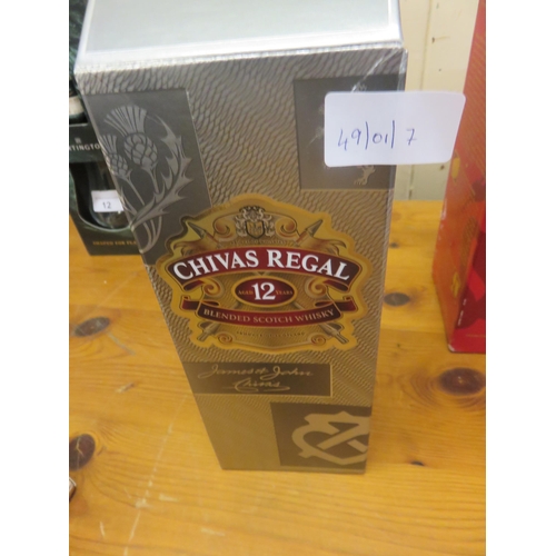 13 - Chivas Regal 12 year old Blend whisky in Silver Box