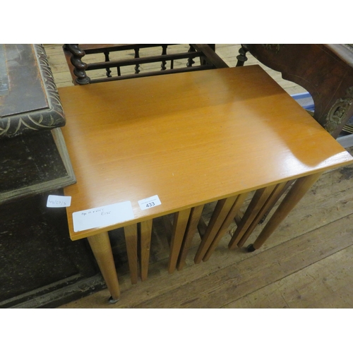 433 - Teak Nest of Tables