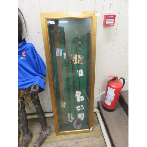 452 - Large Cased Fishing Display