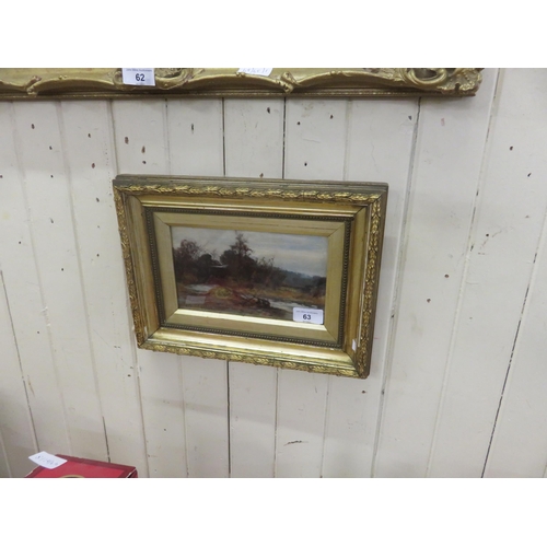 63 - Gilt Framed Oil Painting 