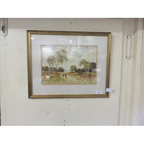 64 - Framed Watercolour 