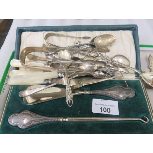 100 - Quantity of various Silver Cutlery