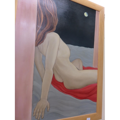 3 - Large Framed Oil Painting 