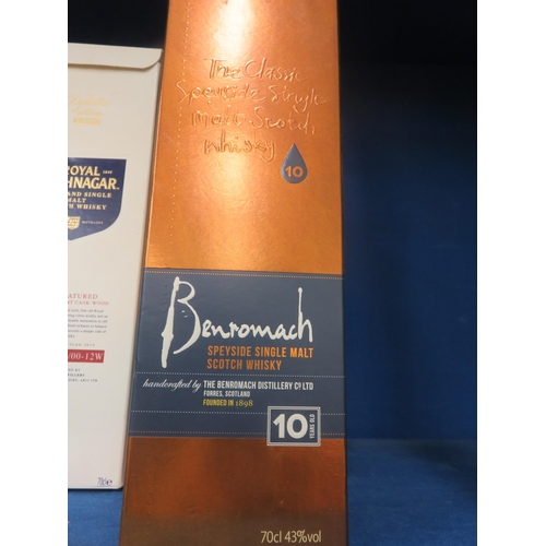 56 - Boxed Bottle of Benromach 10 year old Whisky